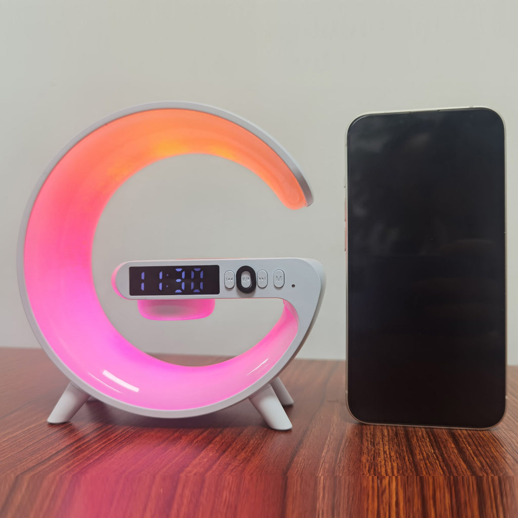 Speaker Wireless With Fast Charging & Rgb Light