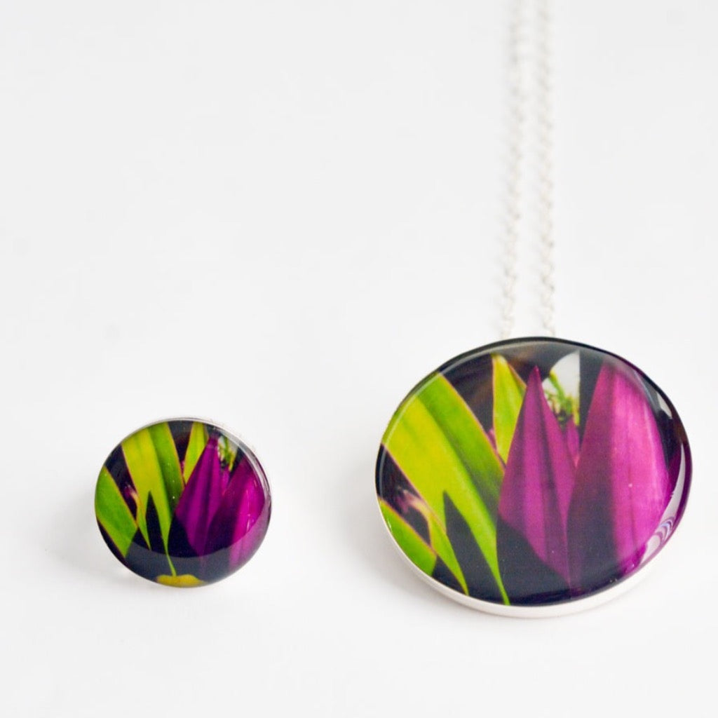 Anillo Redondo Agave Morado