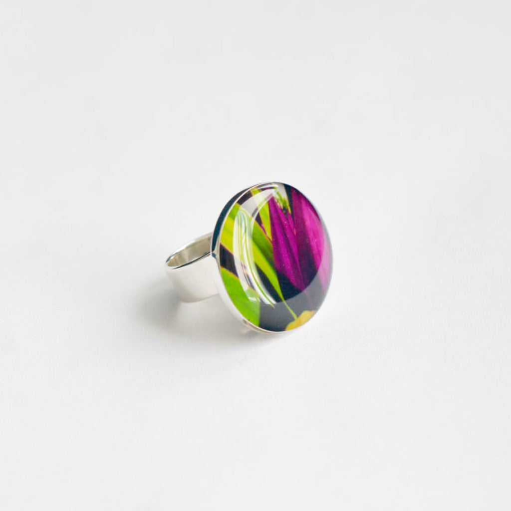 Anillo Redondo Agave Morado