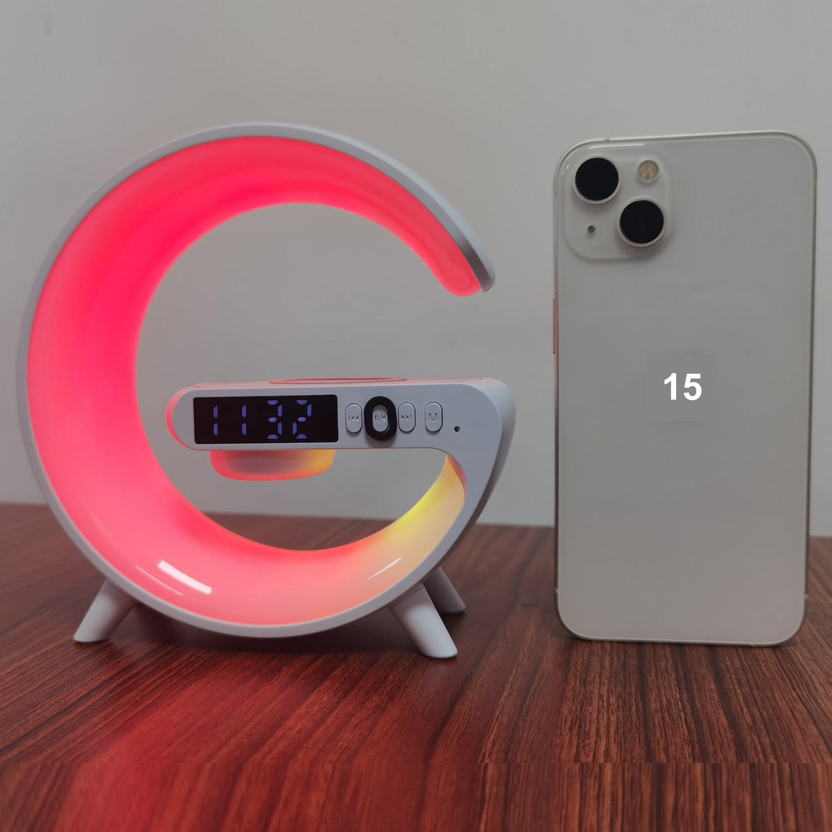 Speaker Wireless With Fast Charging & Rgb Light
